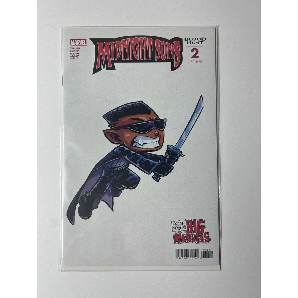 Marvel Comics Midnight Sons Blood Hunt #2 Skottie Young Big Marvels Variant 2024